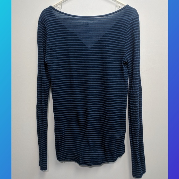 LOFT Women's Long Sleeve Striped Top Size XS - Picture 2 of 6